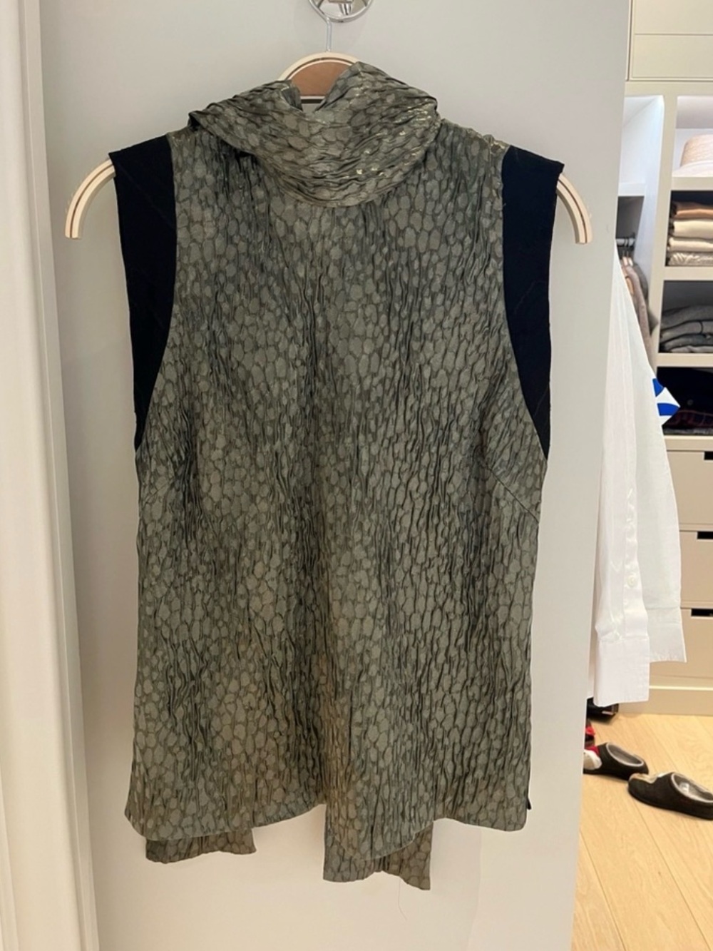 Rachel Comey Tie Neck Sleeveless Blouse